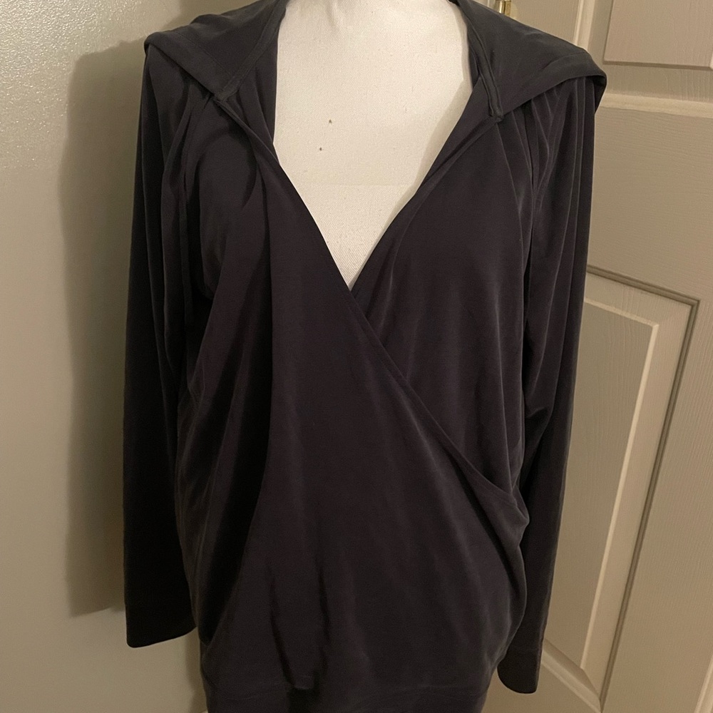 Victoria’s Secret Sport hooded cross front sweatshirt size Large